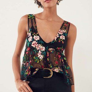 Black Mesh top from Urban Outfitters